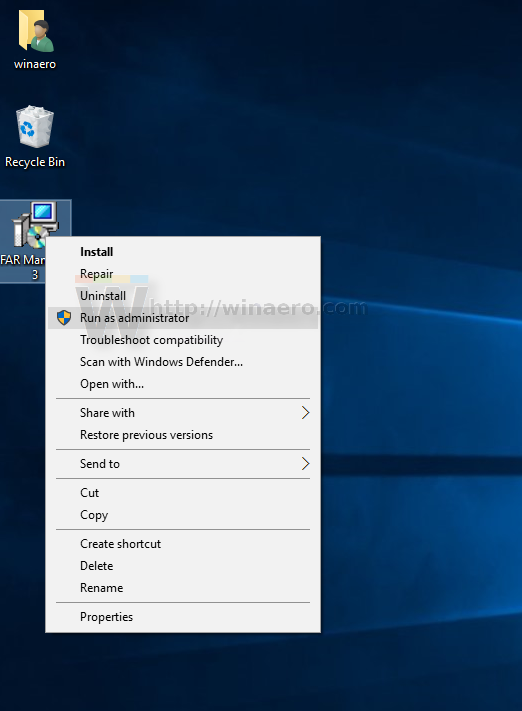 installing msi file windows 10